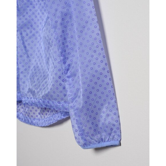 NWT Nike Running Cyclone Vapor Womens Small Jacket Purple Polka Dots Transparent - Picture 4 of 8